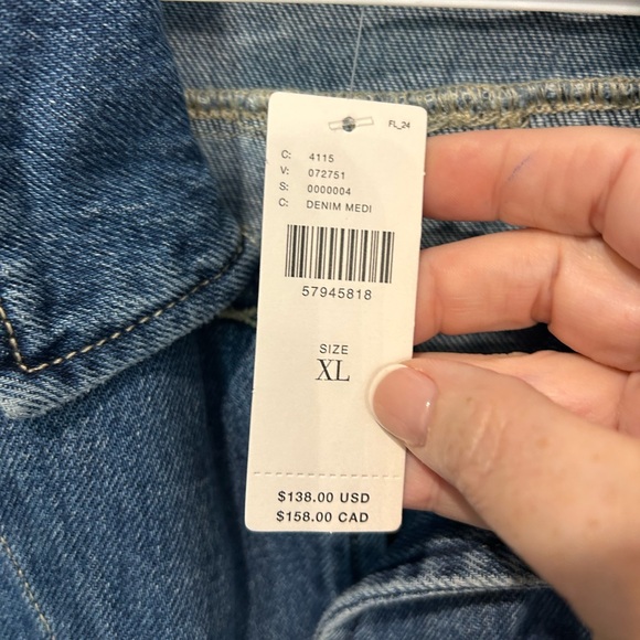 ANTHROPOLOGIE DEAR JOHN DENIM JACKET XL - Picture 10 of 11